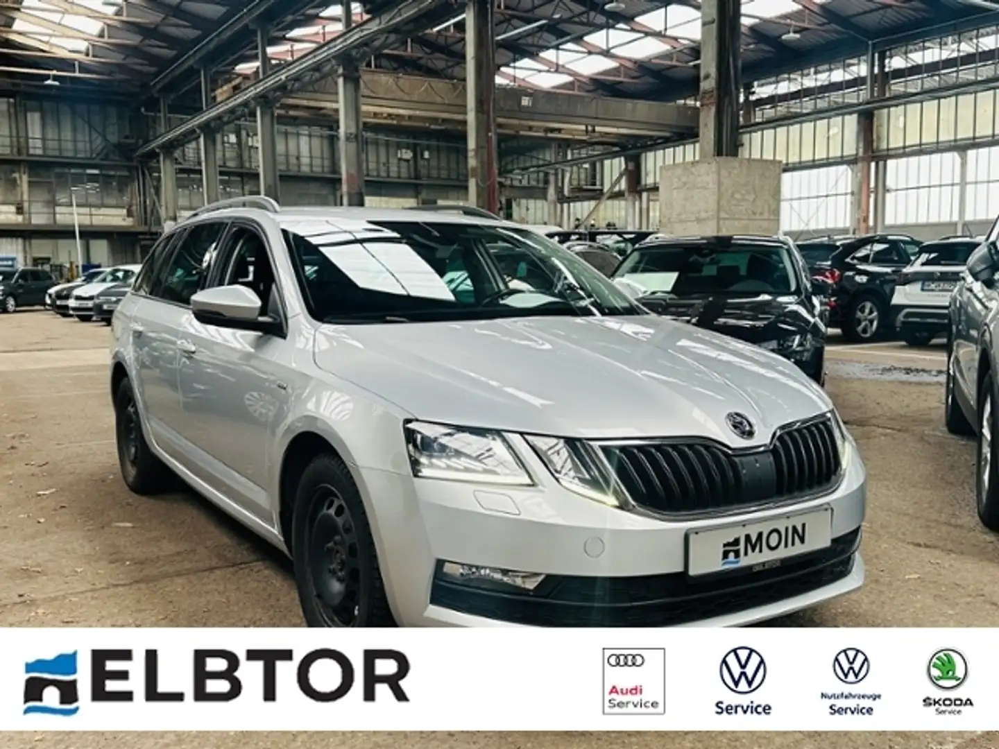 Skoda Octavia III Combi 1.6 TDI DSG 85kW Drive NAVI AHK PDC SHZ Argent - 1