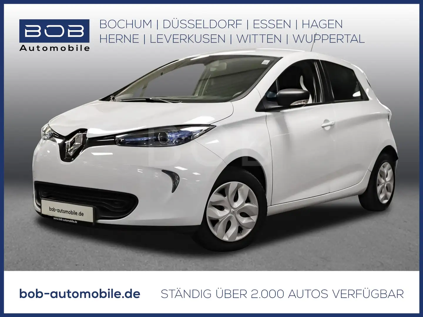 Renault ZOE Life Z.E. 40 BATT.MIETE NAVI DAB KLIMA ALLW. Weiß - 1