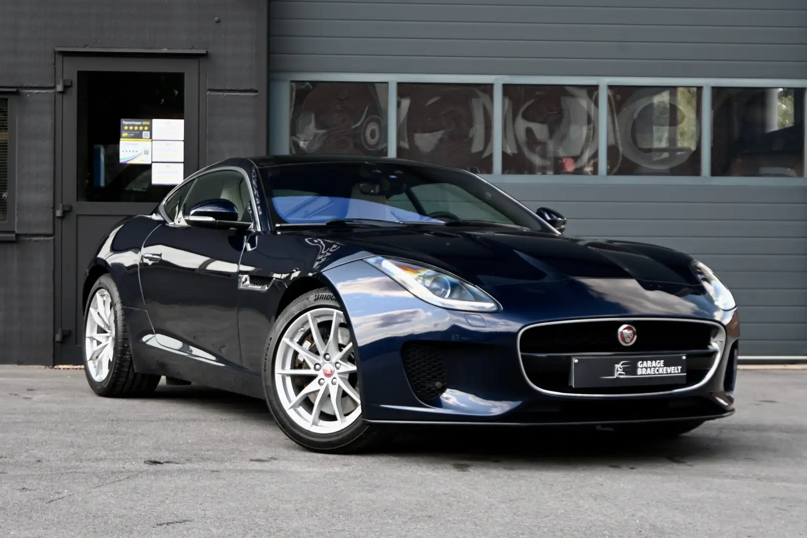 Jaguar F-Type P300 - Meridian - Kuipzetels - Camera -First owner Bleu - 1