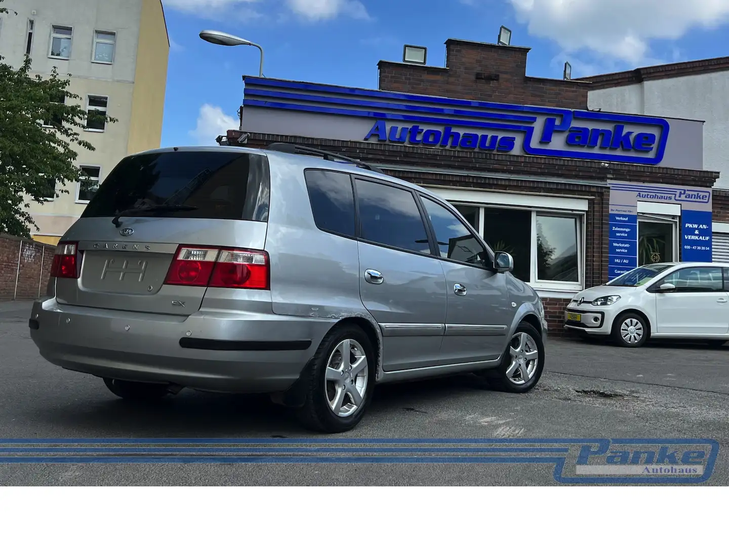 Kia Carens 2.0 16V EX Van*SchiebeD.*Klima*PDC*Bluet* Silber - 2