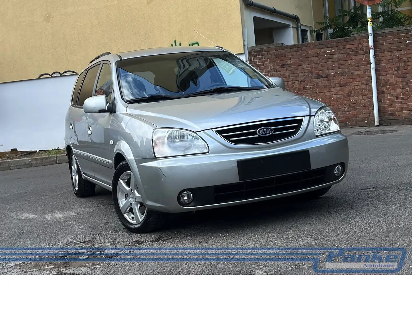 Kia Carens 2.0 16V EX Van*SchiebeD.*Klima*PDC*Bluet* Silber - 1