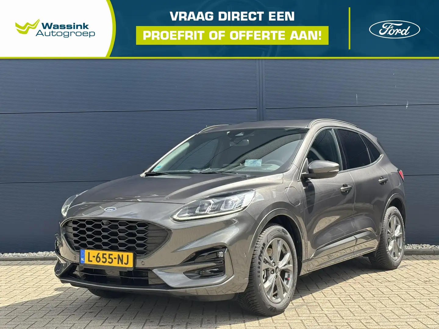 Ford Kuga 2.5 PHEV 225pk ST-Line I B&O Sound I Electr. achte Gris - 1