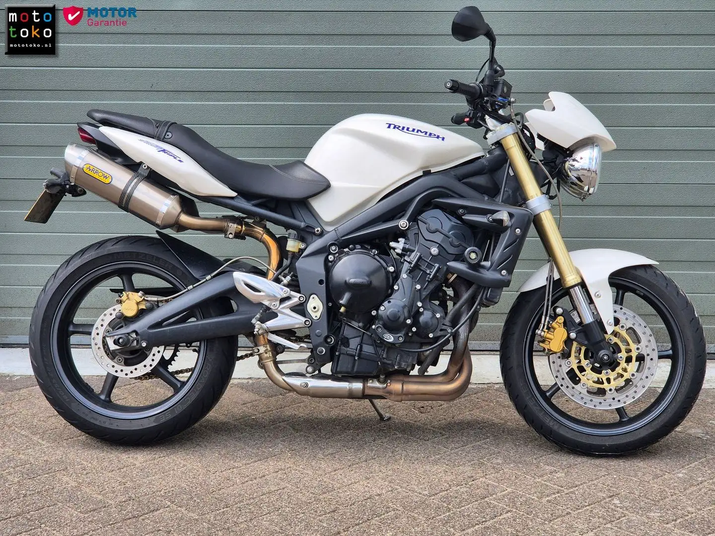 Triumph Street Triple 675 Blanc - 2