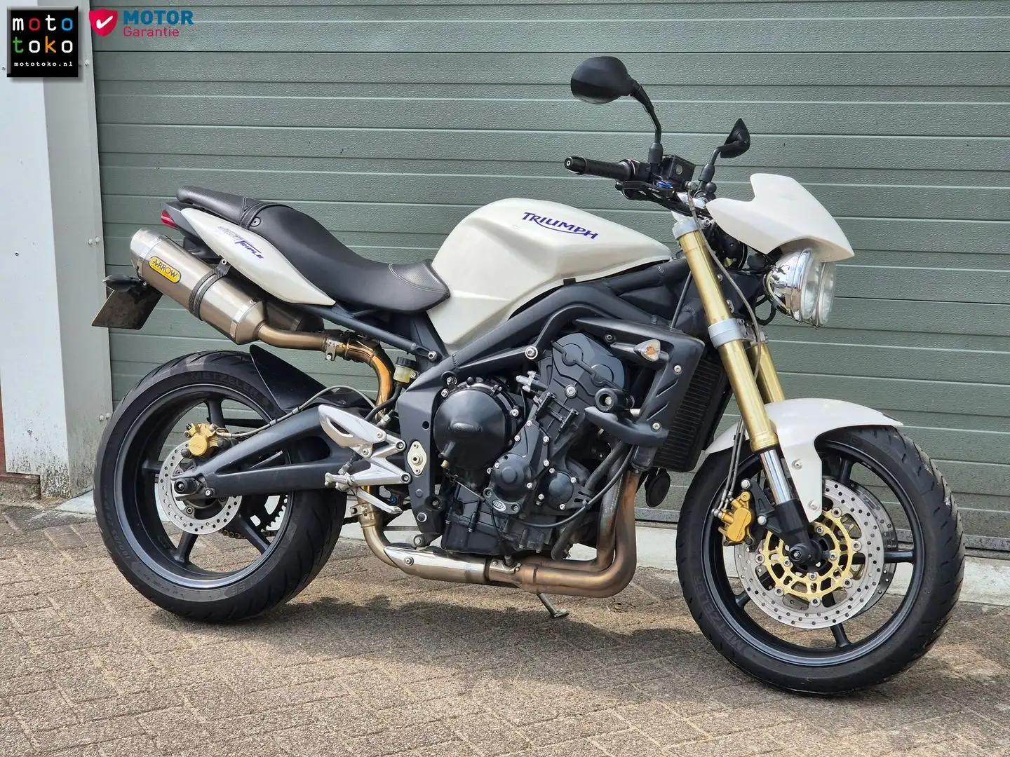 Triumph Street Triple 675 Blanc - 1