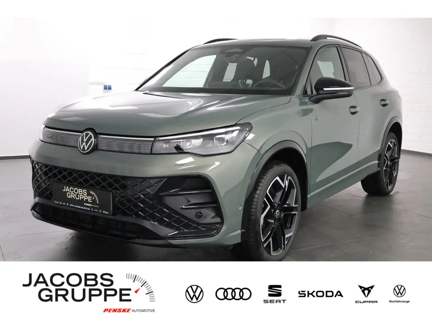 Volkswagen Tiguan 2.0 TDI 4M R-Line "Black Style" DSG,Na Grün - 1