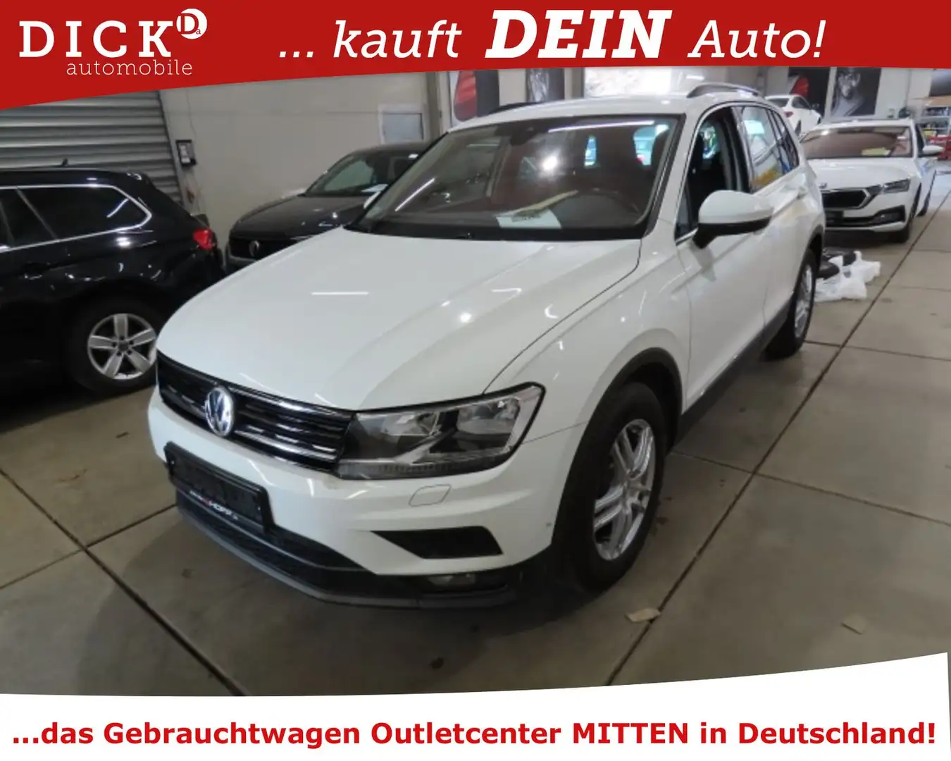Volkswagen Tiguan Comfort 1.5TSi LED/VIRTU/NAVI/RFK/DAB/SHZ Weiß - 1