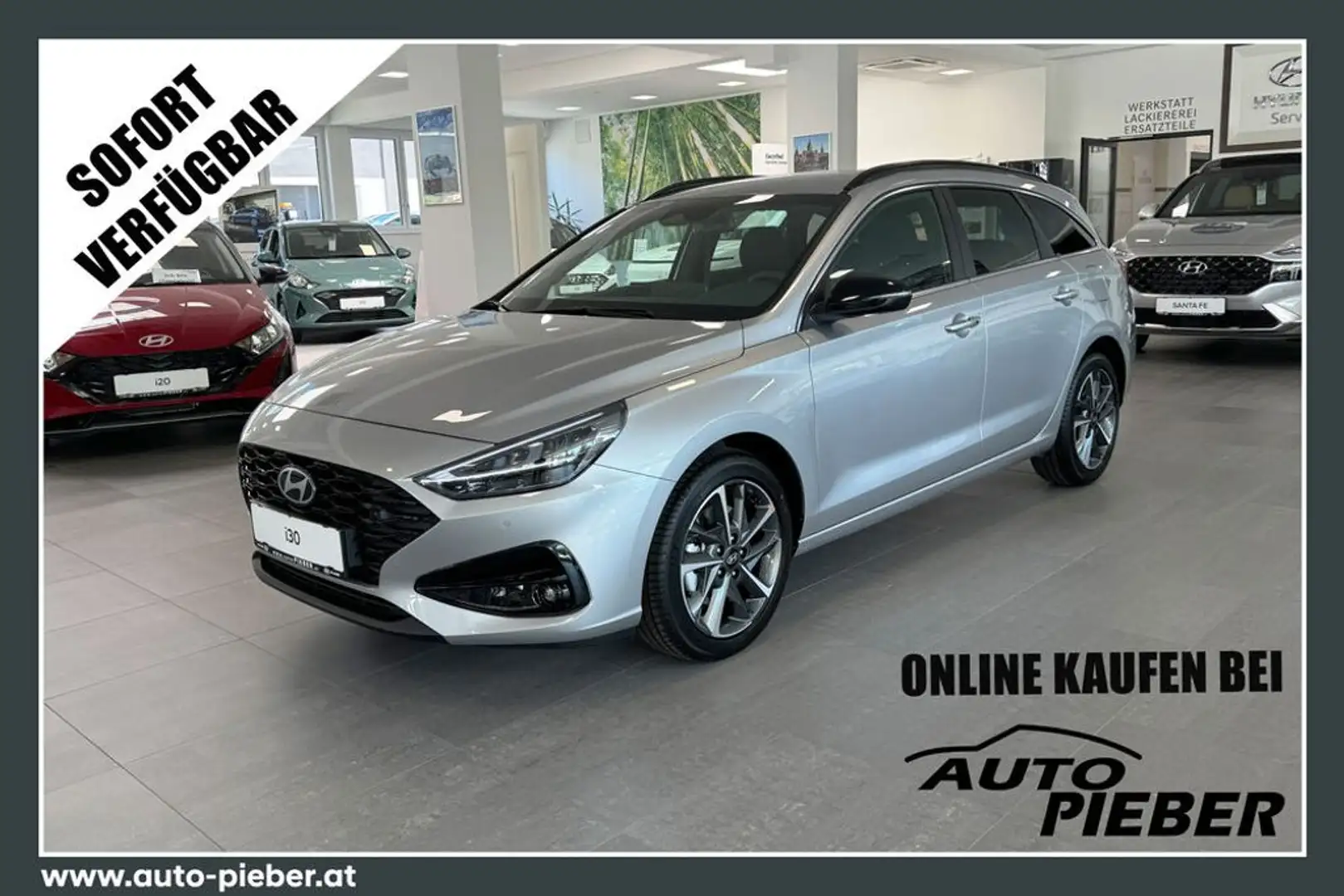 Hyundai i30 CW 1,0 T-GDI DCT GO! PLUS *P1/O3/O3* Silber - 1