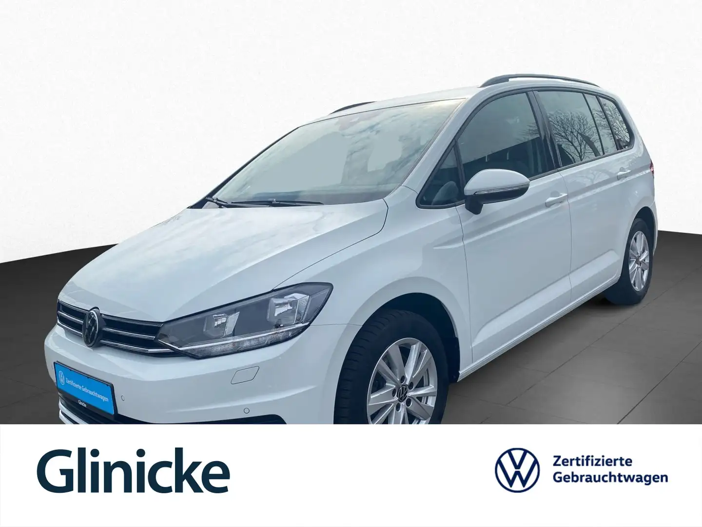 Volkswagen Touran 1.5TSI Comfortline Navi ACC 7-Sitze Sitzh Weiß - 1