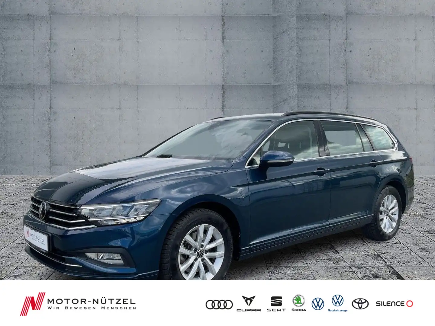 Volkswagen Passat Variant 1.5 TSI BUSINESS LED+NAV+ACC+SHZ Blau - 1