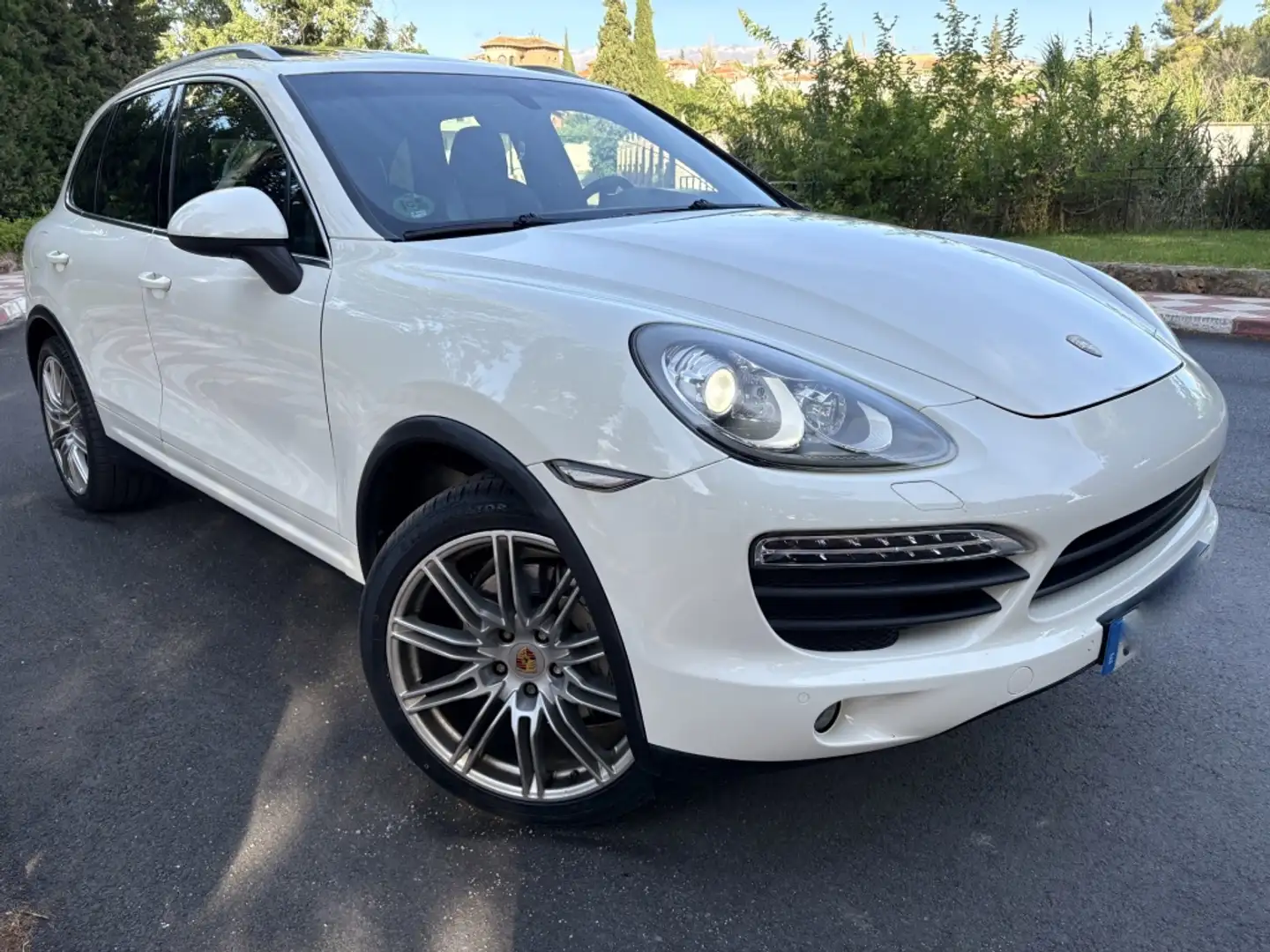 Porsche Cayenne S Aut. Blanc - 1