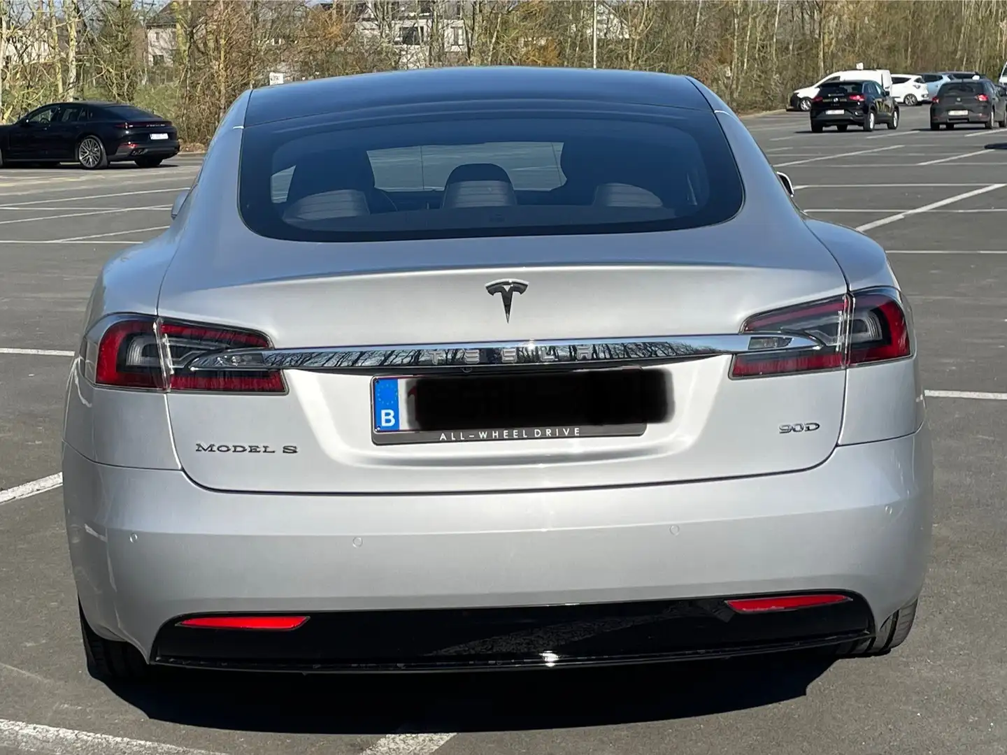 Tesla Model S 90 kWh Dual Motor Grijs - 1