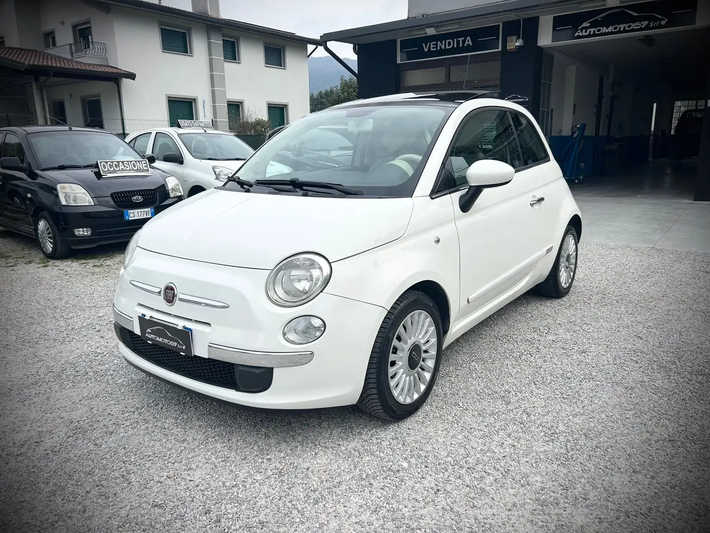 Fiat 500 1.2 Lounge -TETTO-NEOPATENTATI Blanc - 1