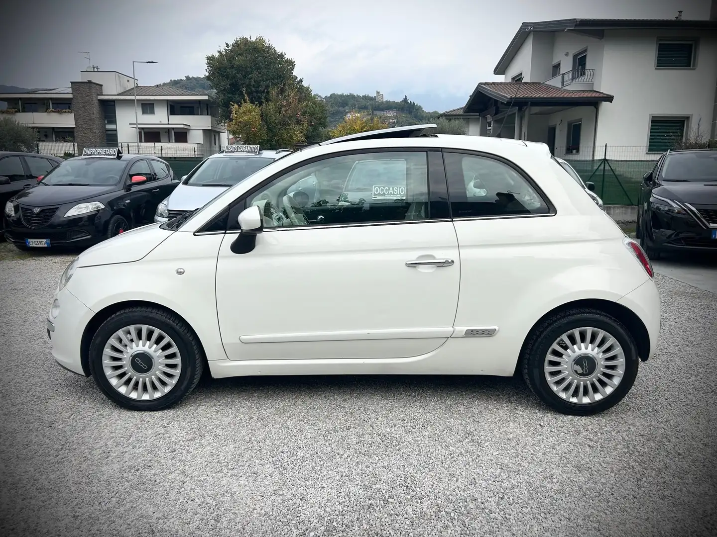 Fiat 500 1.2 Lounge -TETTO-NEOPATENTATI Blanc - 2