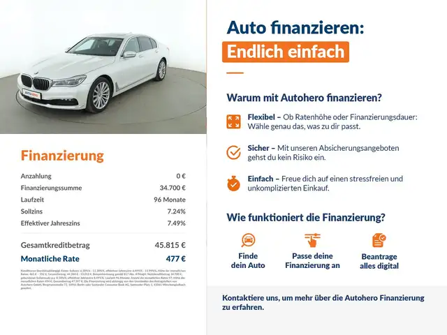 BMW 7 Series view 2