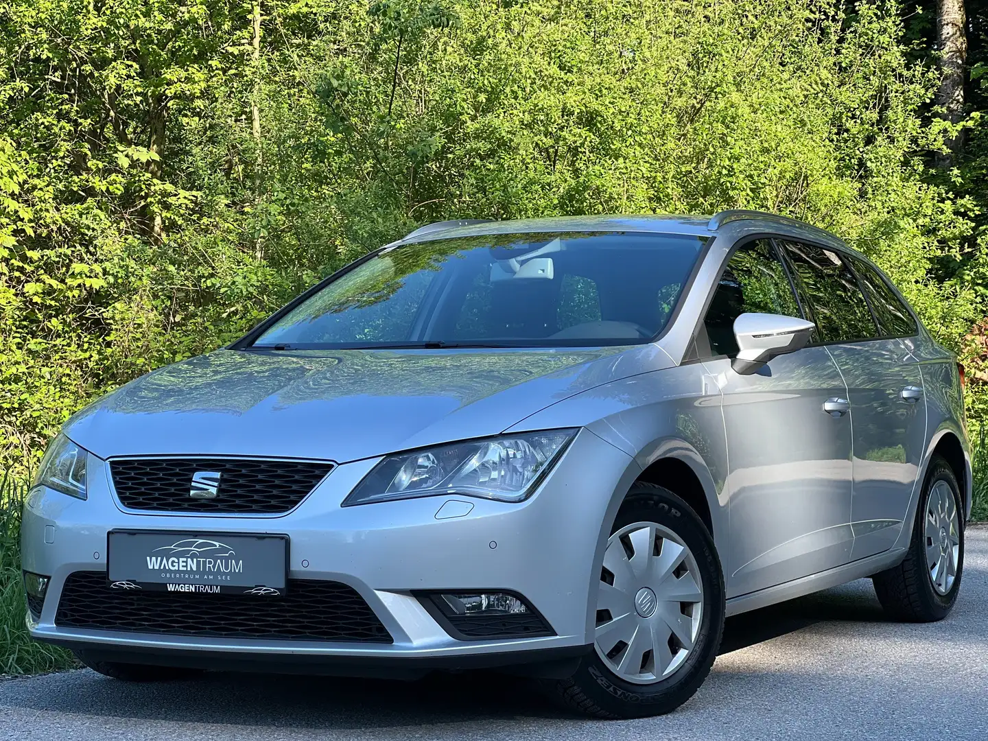 SEAT Leon Leon ST Executive 1,6 TDI*DSG*SHZ*PDC*NAVI*SPURH.* Silber - 1