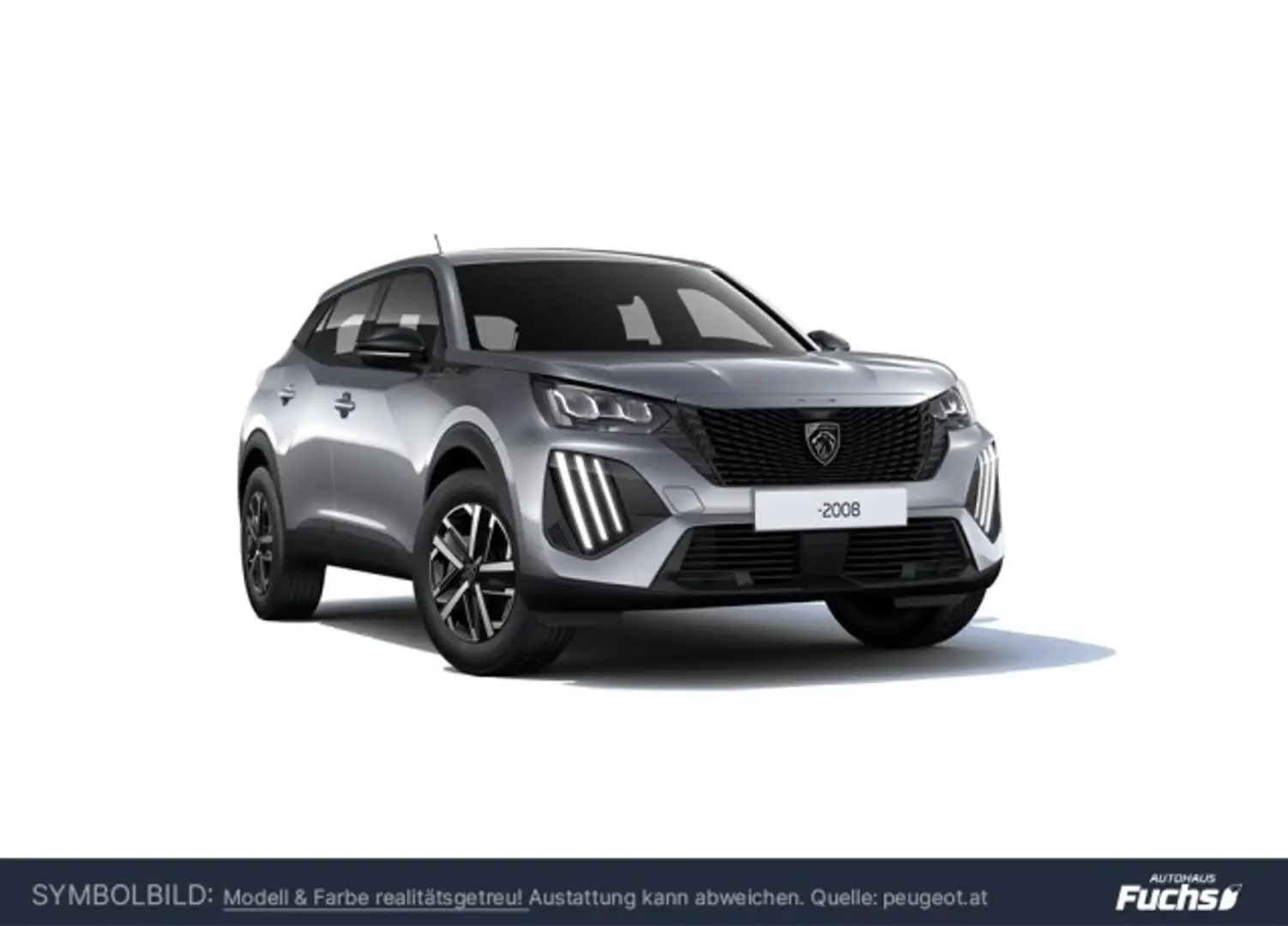 Peugeot 2008 Style PureTech 100 Manuell Gris - 1