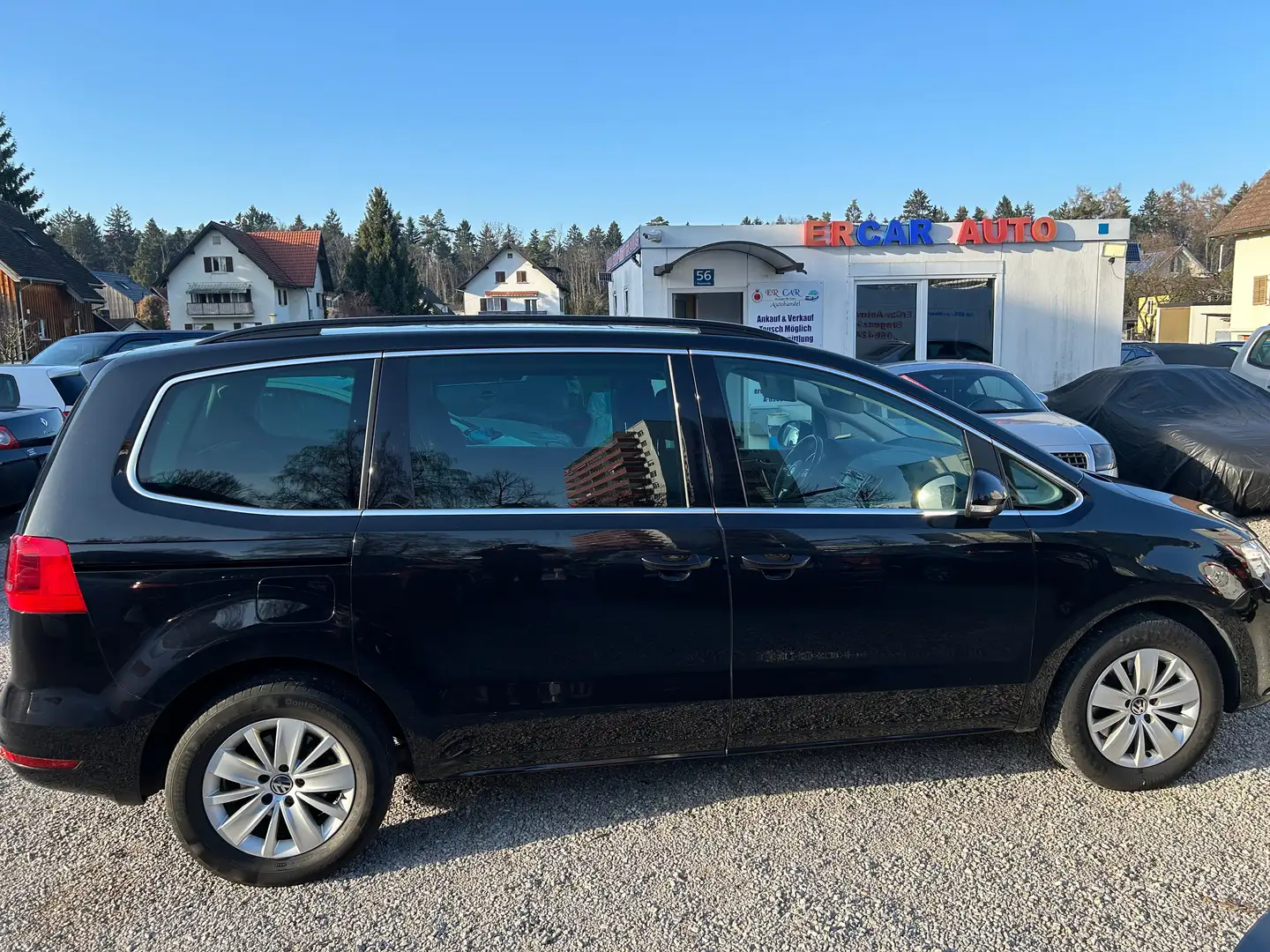 Volkswagen Sharan TDI/PANO/XENON/7 SITZ Schwarz - 1