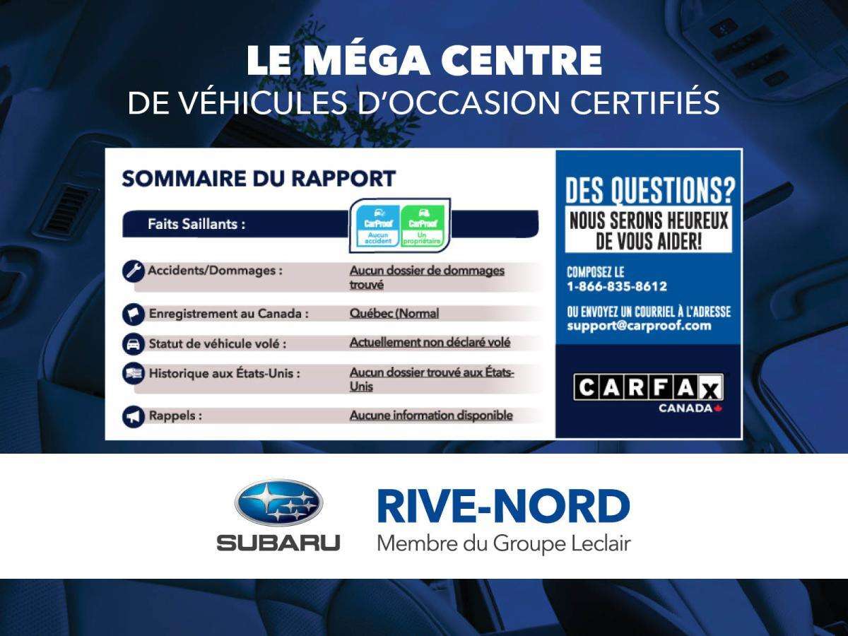 2024 Subaru Crosstrek VILLE LA SEMAINE. CHALET LE WEEK-END. — снимка 1