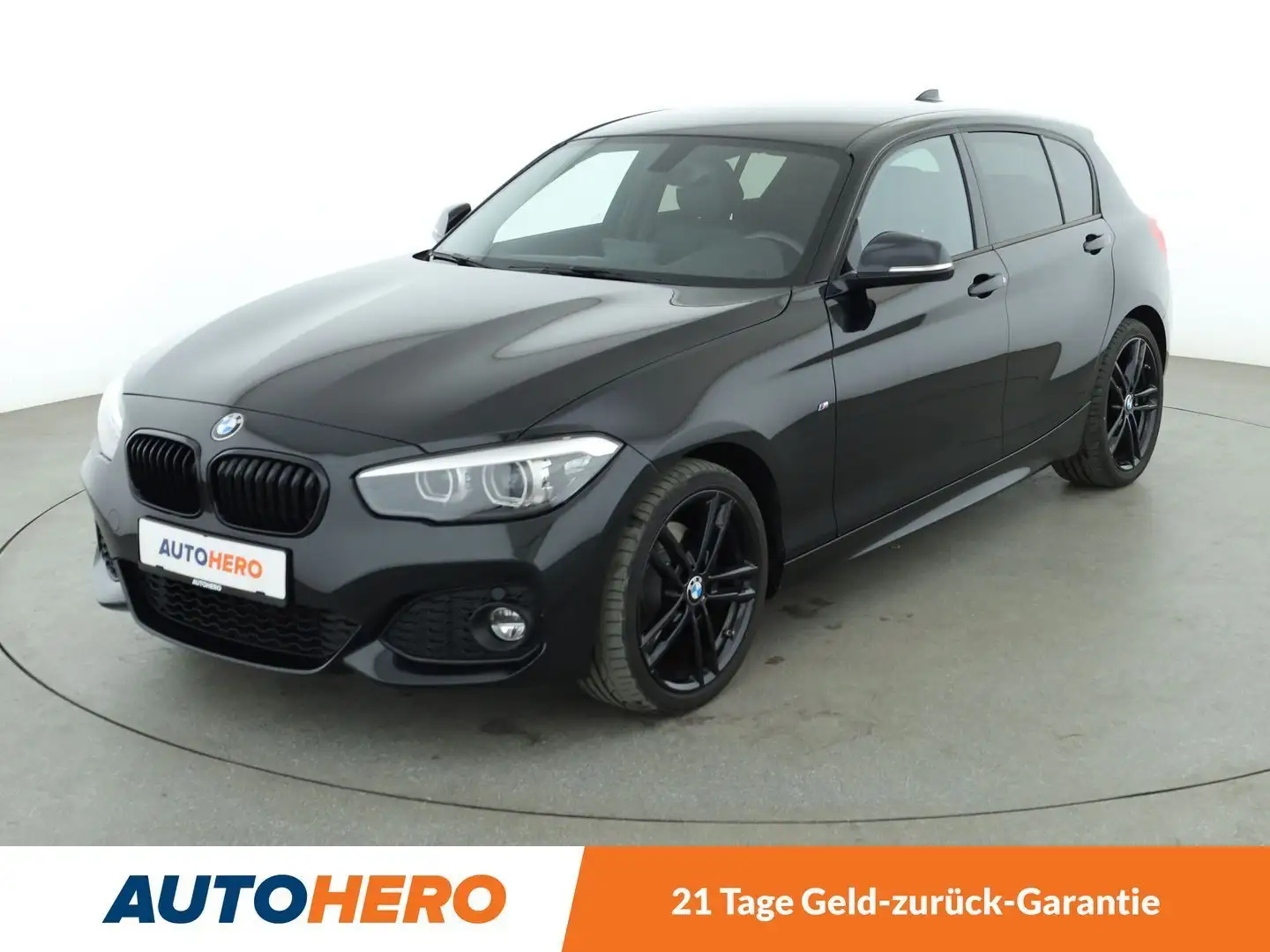 BMW 125 i Edition M Sport Shadow Aut.*NAVI*PDC* Schwarz - 1