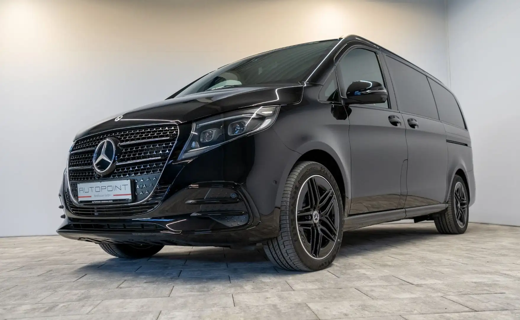 Mercedes-Benz V 300 d EXCLUSIVE 4M lang AMG°AIRMATIC°Panorama Zwart - 1