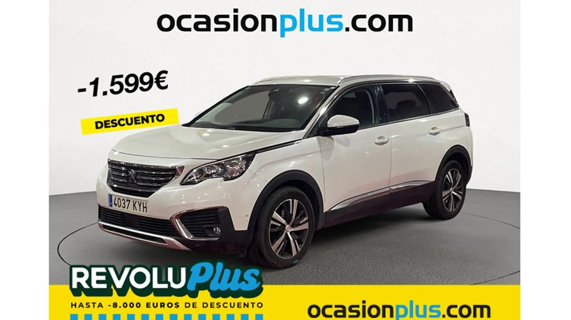 Peugeot 5008 1.2 PureTech S&S Allure 7 pl. 130 Blanc - 1