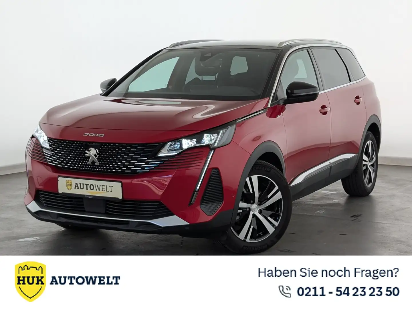 Peugeot 5008 5008 1.5 BlueHDi 130 GT (EURO 6d) LED+NAVI+RFK+ BC Rot - 1