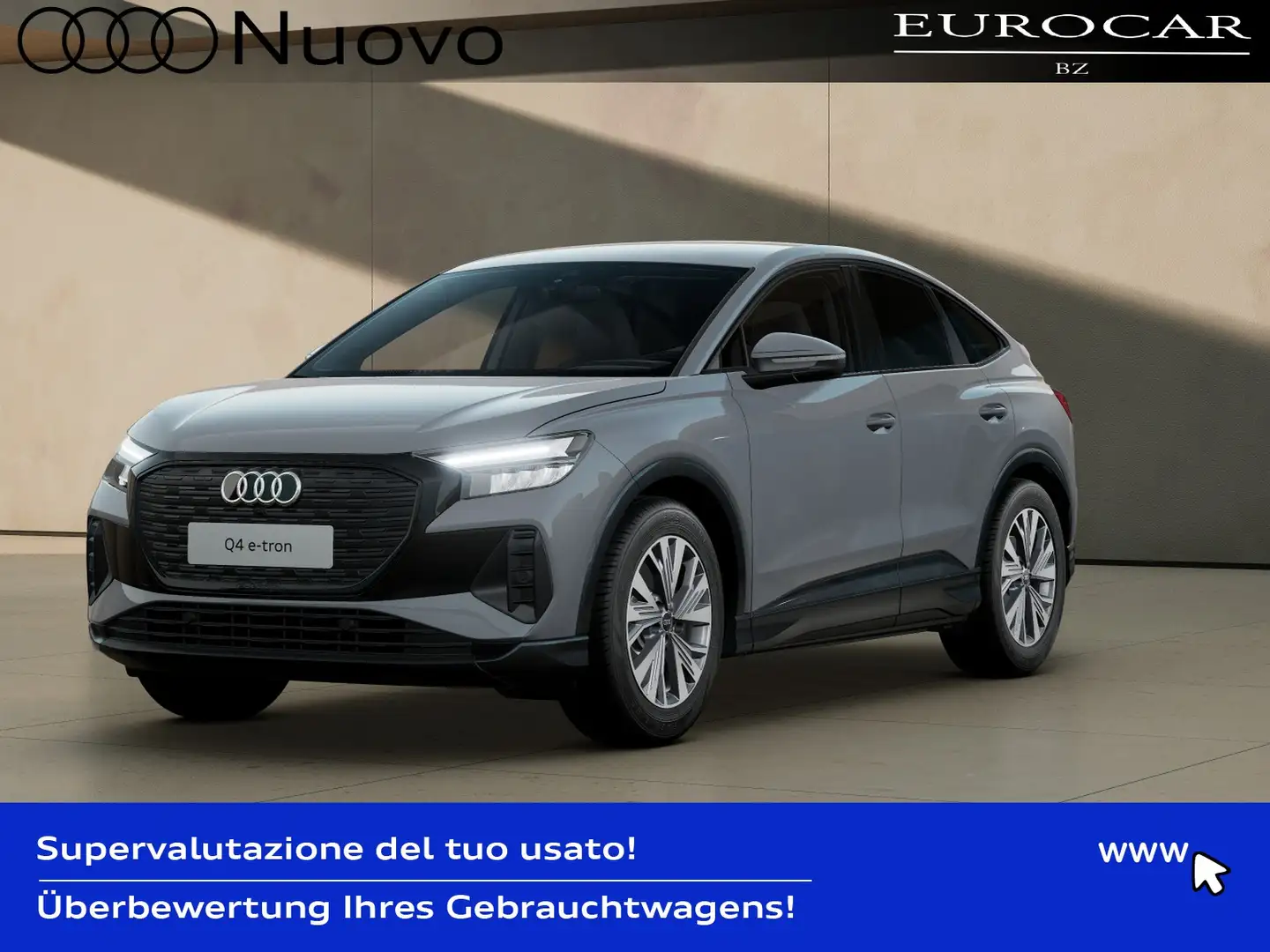 Audi Q4 e-tron sportback e-tron 45 business advanced quattro 286c Grigio - 1