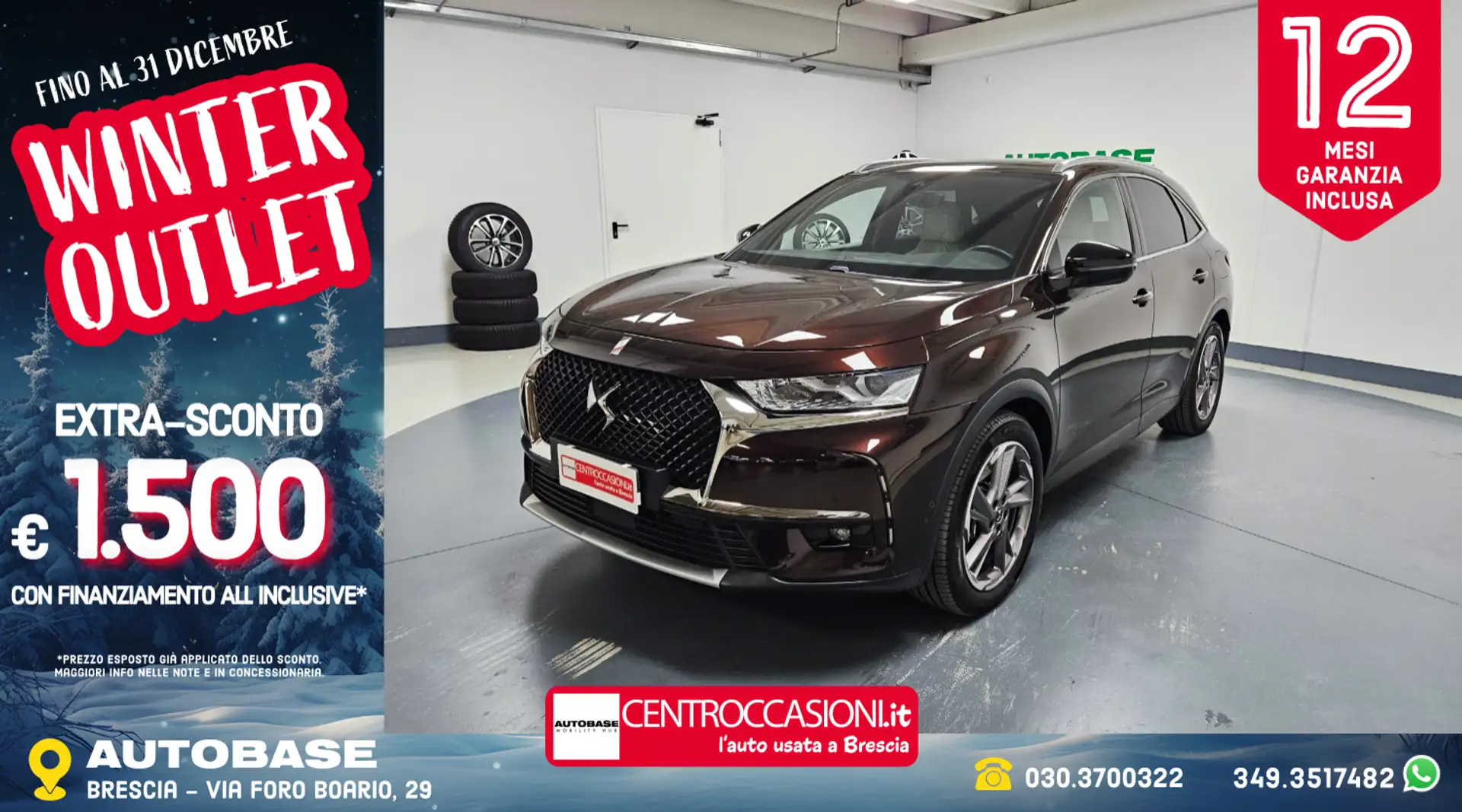 DS Automobiles DS 7 Crossback 1.6 e-tense phev Grand Chic 4x4 auto Albastru - 1