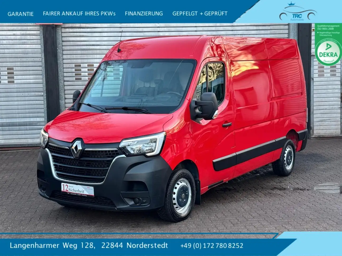 Renault Master III Kasten L2H2 HKa 3,3t Rot - 1
