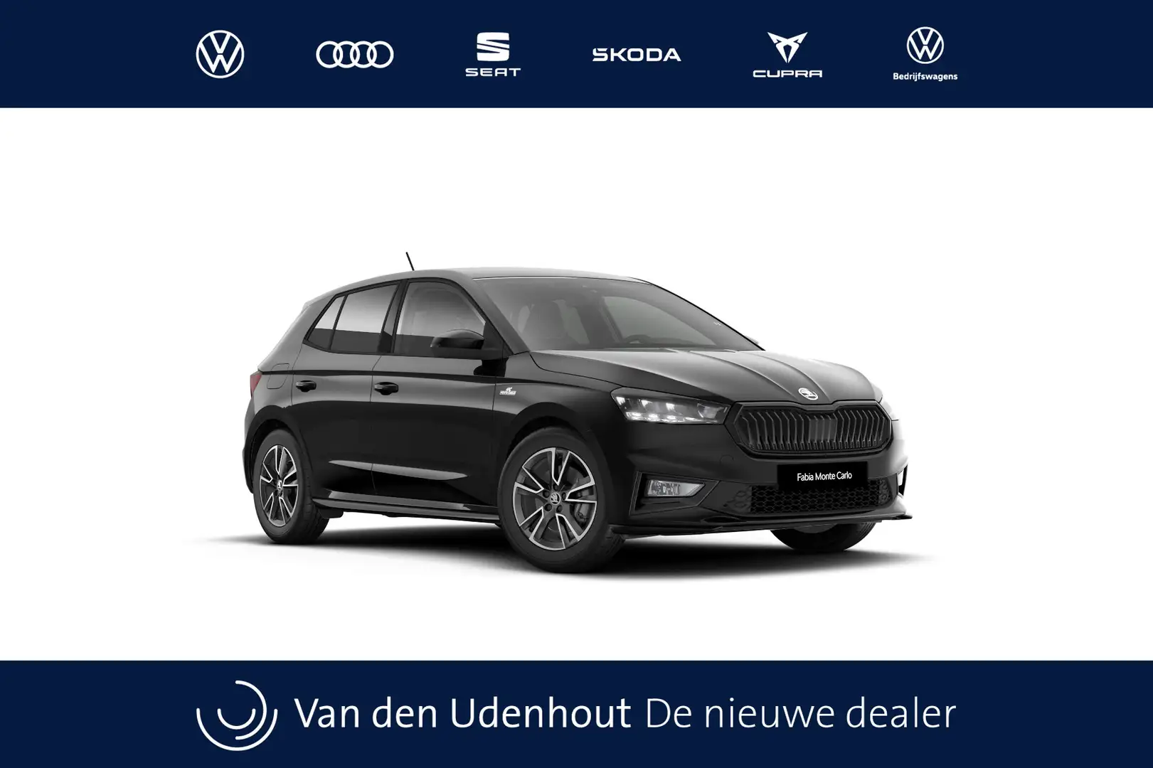 Skoda Fabia 1.0 TSI Greentech 115 DSG-7 Monte Carlo Automaat | Zwart - 1