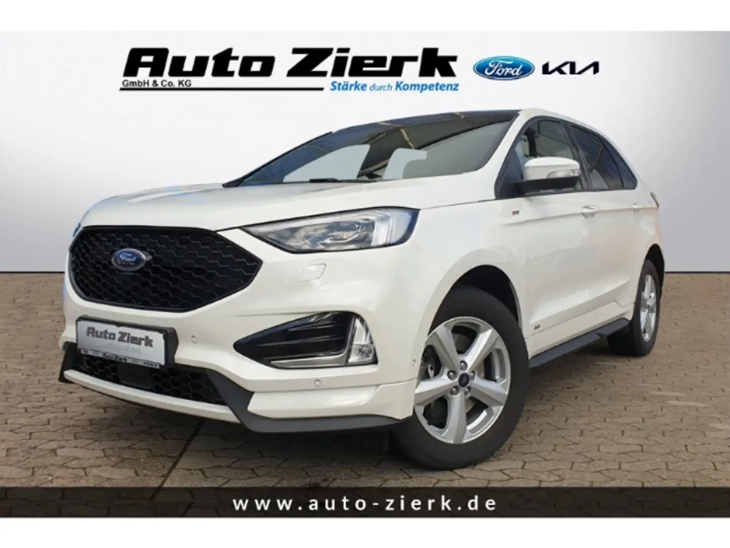 Ford Edge 4x4 ST-Line 2.0 EU6d-T Schiebedach Winterräder Wit - 1