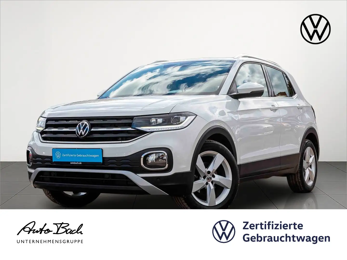 Volkswagen T-Cross Style 1,0 l TSI Navi Klima EPH LED Weiß - 1