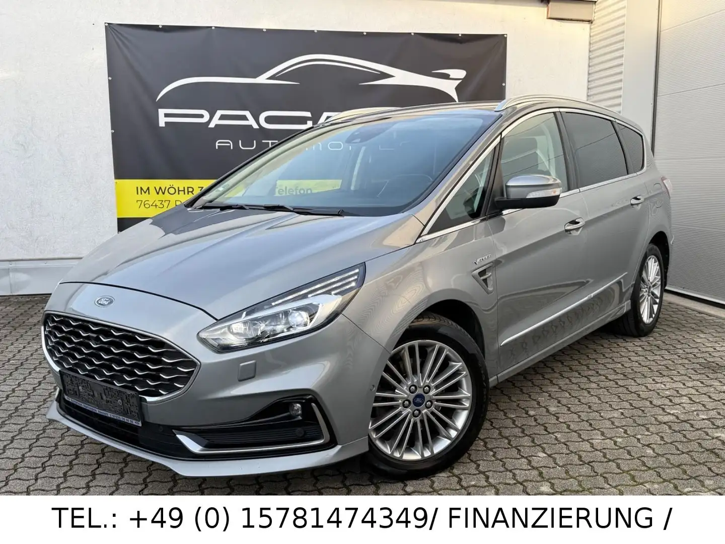 Ford S-Max S-MAX Vignale 2,0/VOLLAUSSTATTUNG/ 1HAND/TÜV NEU Argent - 1