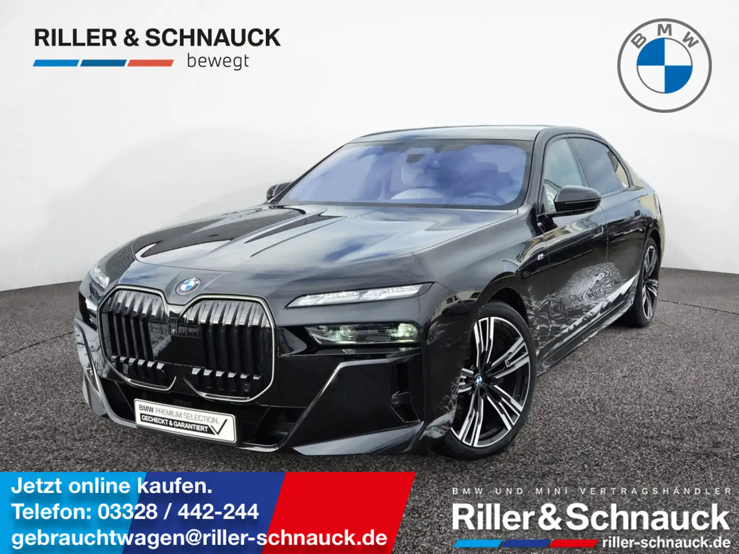 BMW 740 dx M Sport Pro TV+LOUNGE-SEAT+AUTOMATIC DO Nero - 1