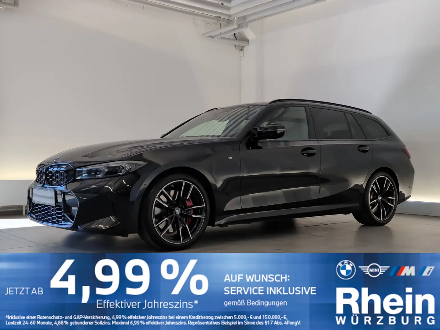 BMW 340 Mi xDrive Touring LED/Tempomat/DAB HIFI/Ambiente/D Schwarz - 1