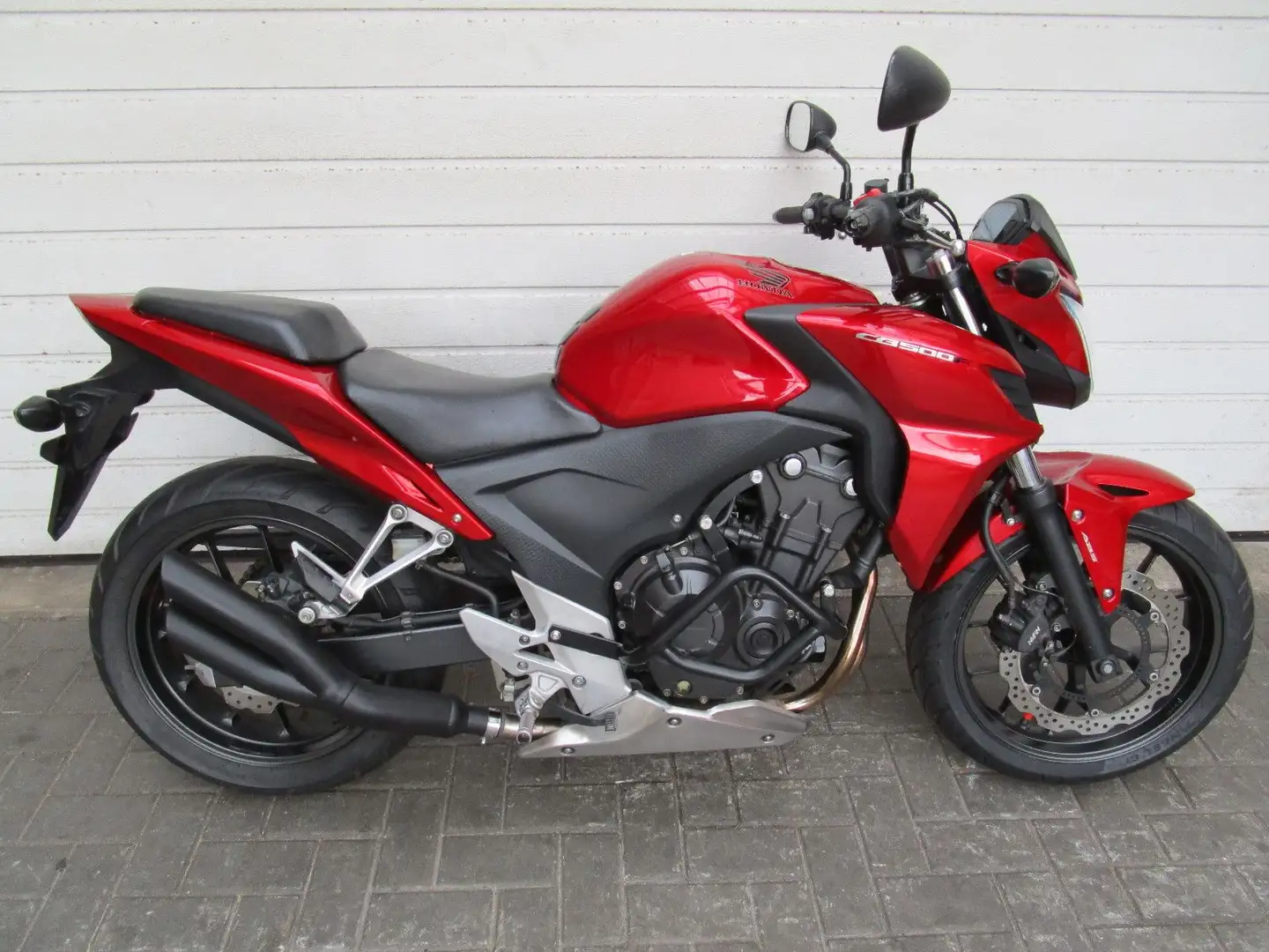 Honda CB 500 FA    Tiefer   Scheckheft   Topzustand Piros - 1