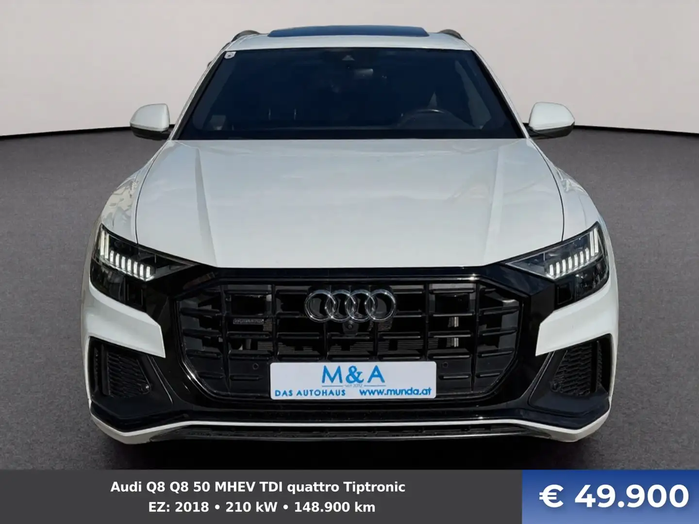 Audi Q8 Q8 50 MHEV TDI quattro Tiptronic Weiß - 2