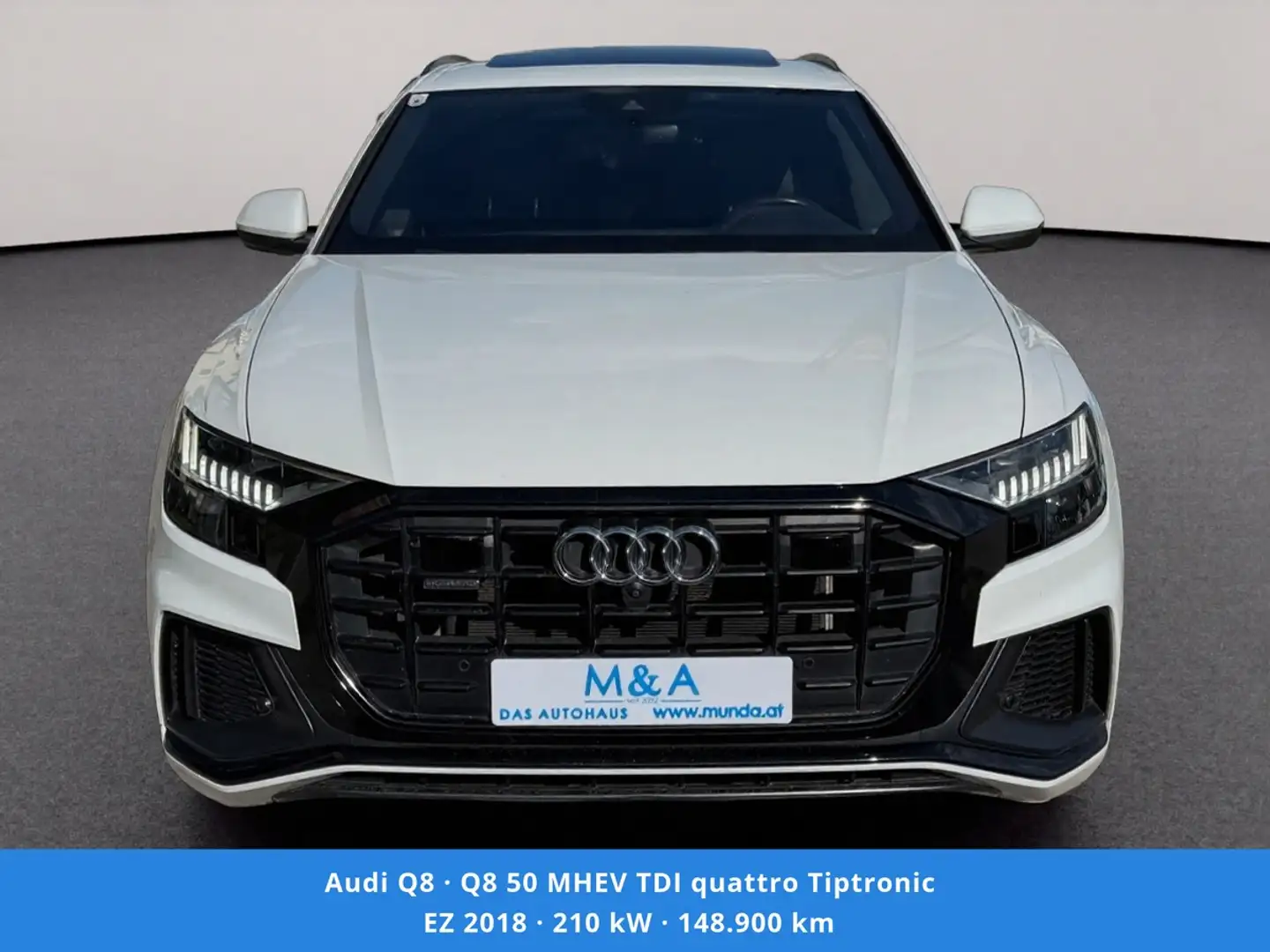 Audi Q8 Q8 50 MHEV TDI quattro Tiptronic Weiß - 2