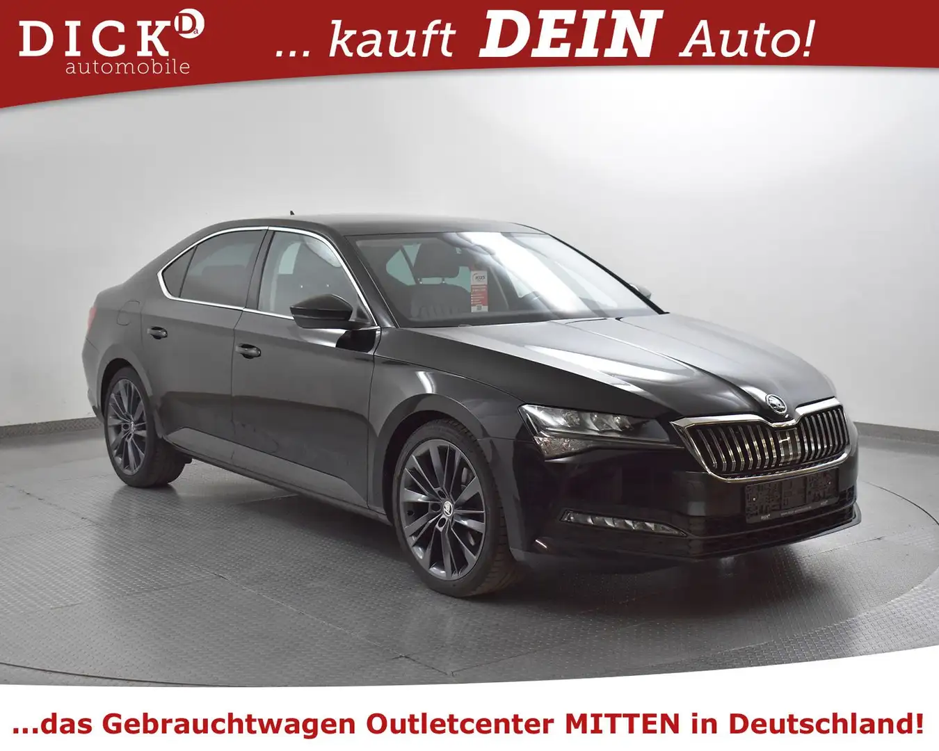 Skoda Superb 2.0d DSG Ambit VOLL LEDER+MEMO+SHZ+LED+19 Чорний - 1