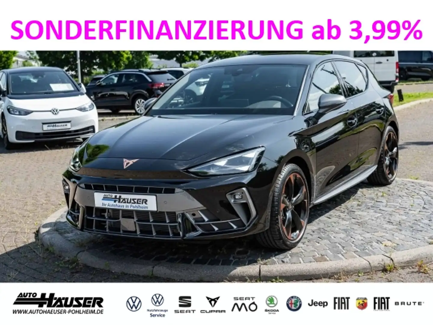 CUPRA Leon 1.5 eTSI DSG NAVI KAMERA ACC MATRIX-LED PDC FULL-L Schwarz - 1