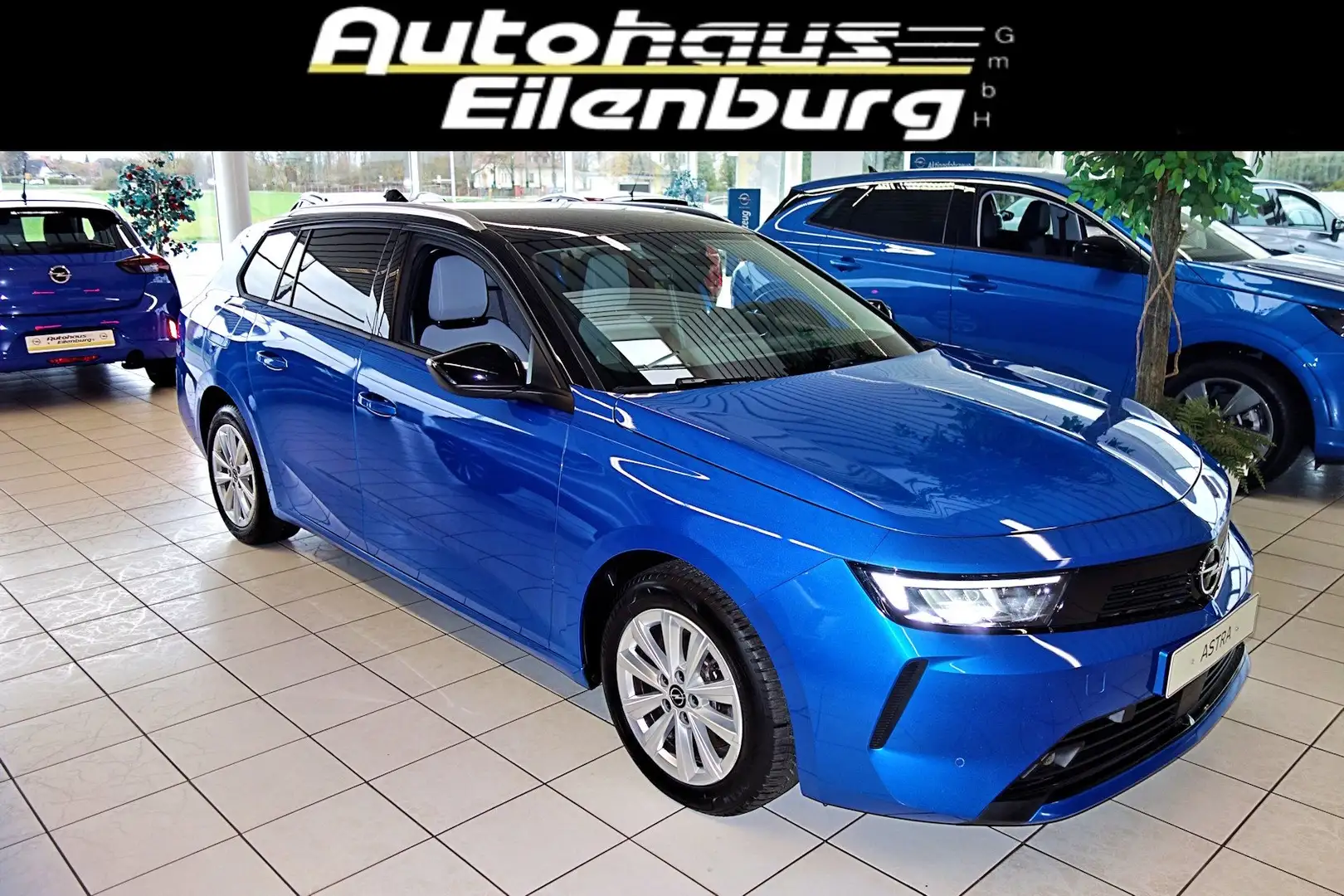 Opel Astra ST 1.2 Eleg.LED,Navi,AGR-Sitz,2xKamera,Sitzheizung Blau - 1