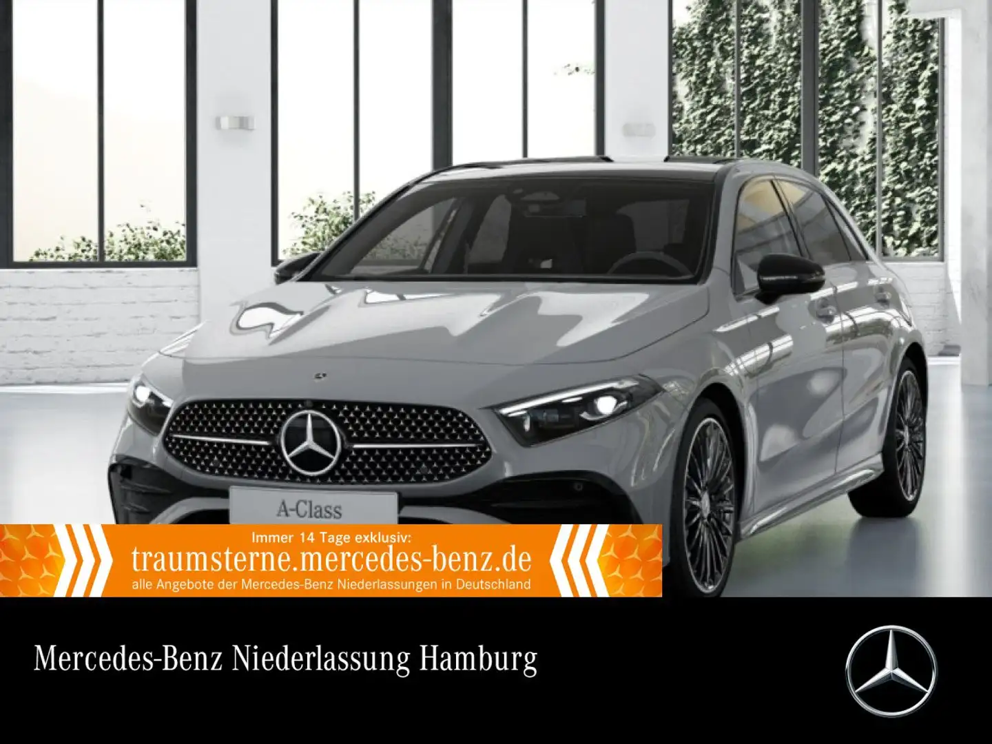 Mercedes-Benz A 220 d AMG+NIGHT+PANO+360°+AHK+MULTIBEAM+TOTW+8G Grigio - 1