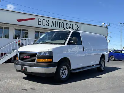 White 2023 GMC Savana Cargo 2500 RWD Van Rear-Wheel Drive 8-Speed Automatic