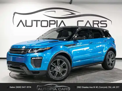 Blue 2018 Land Rover Range Rover Evoque SUV / Crossover All-Wheel Drive Automatic