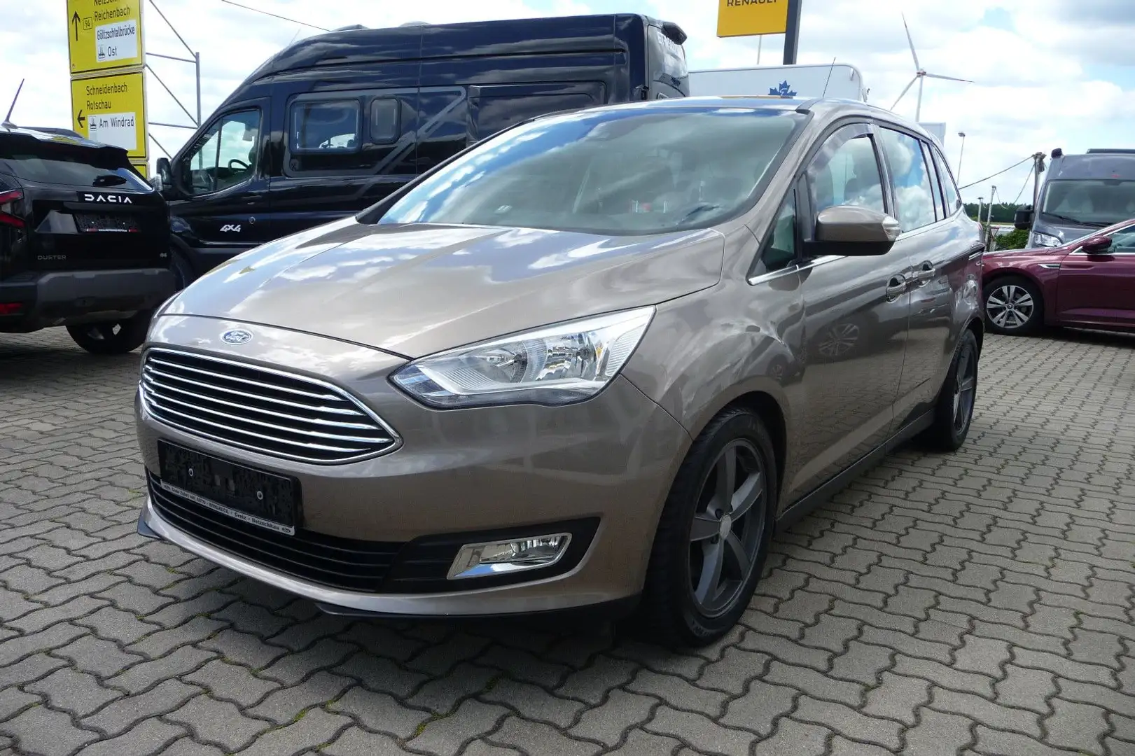 Ford Grand C-Max Grand C-MAX Titan.*Winterräder*NAVI*AHZV Argento - 2