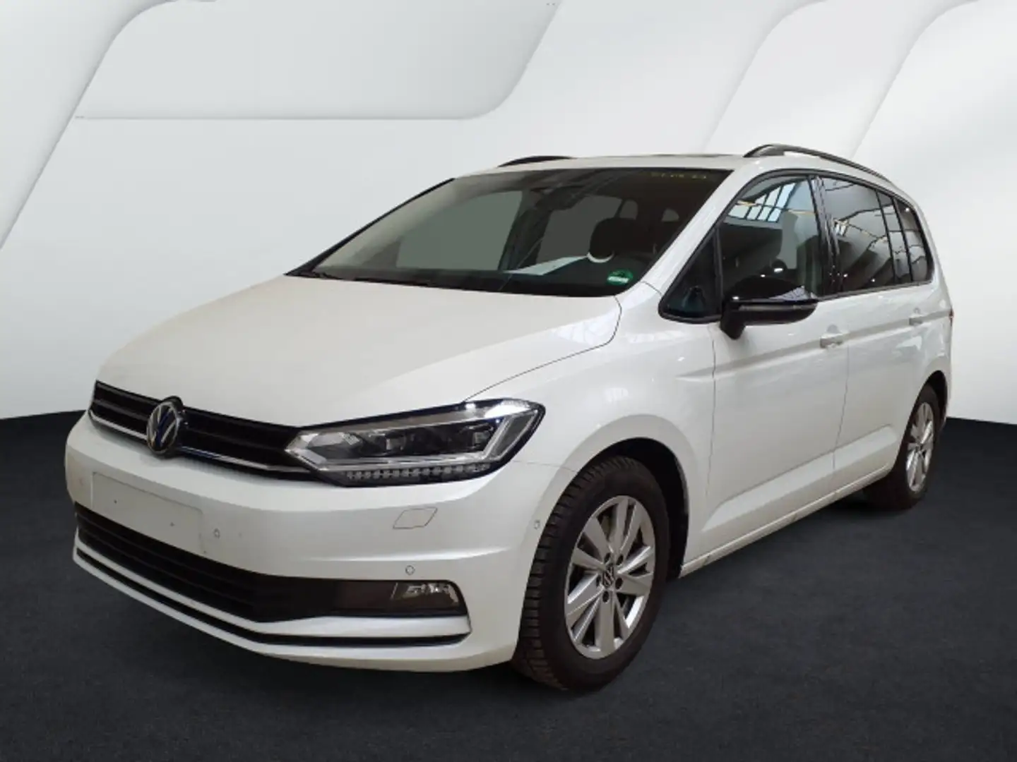 Volkswagen Touran 1.5 TSI DSG HIGHLINE 7-SITZE LM18 AHK ST. Weiß - 2