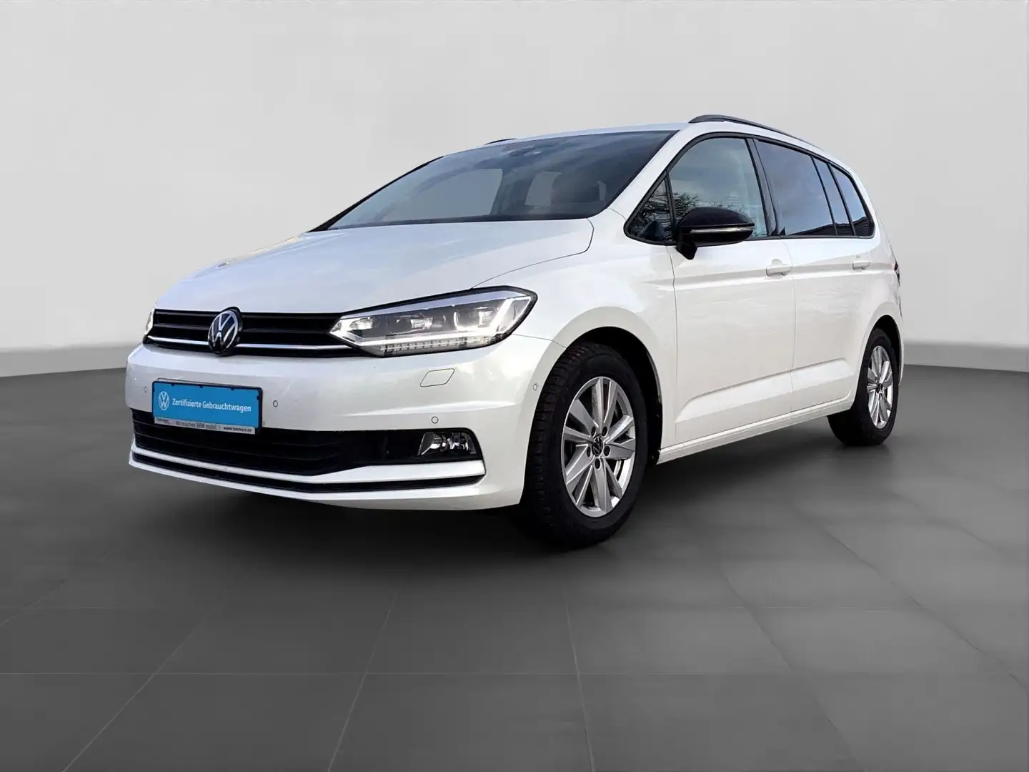 Volkswagen Touran 1.5 TSI DSG HIGHLINE 7-SITZE LM18 AHK ST. Bianco - 2
