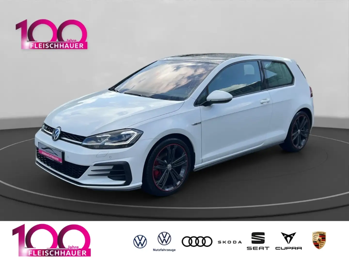 Volkswagen Golf VII GTD 2.0 TDI DSG+SHZ+KLIMAAUT+LED Wit - 1