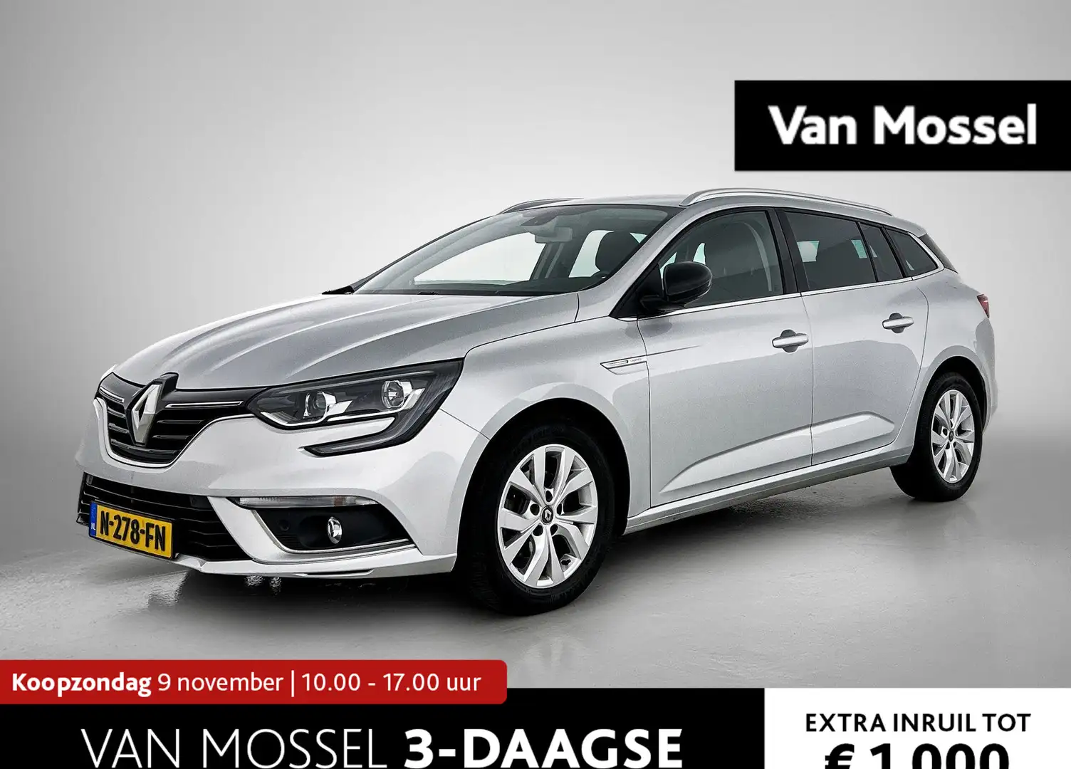 Renault Megane Estate 1.3 TCe Limited | Automaat | Navigatie | Pa Grijs - 1