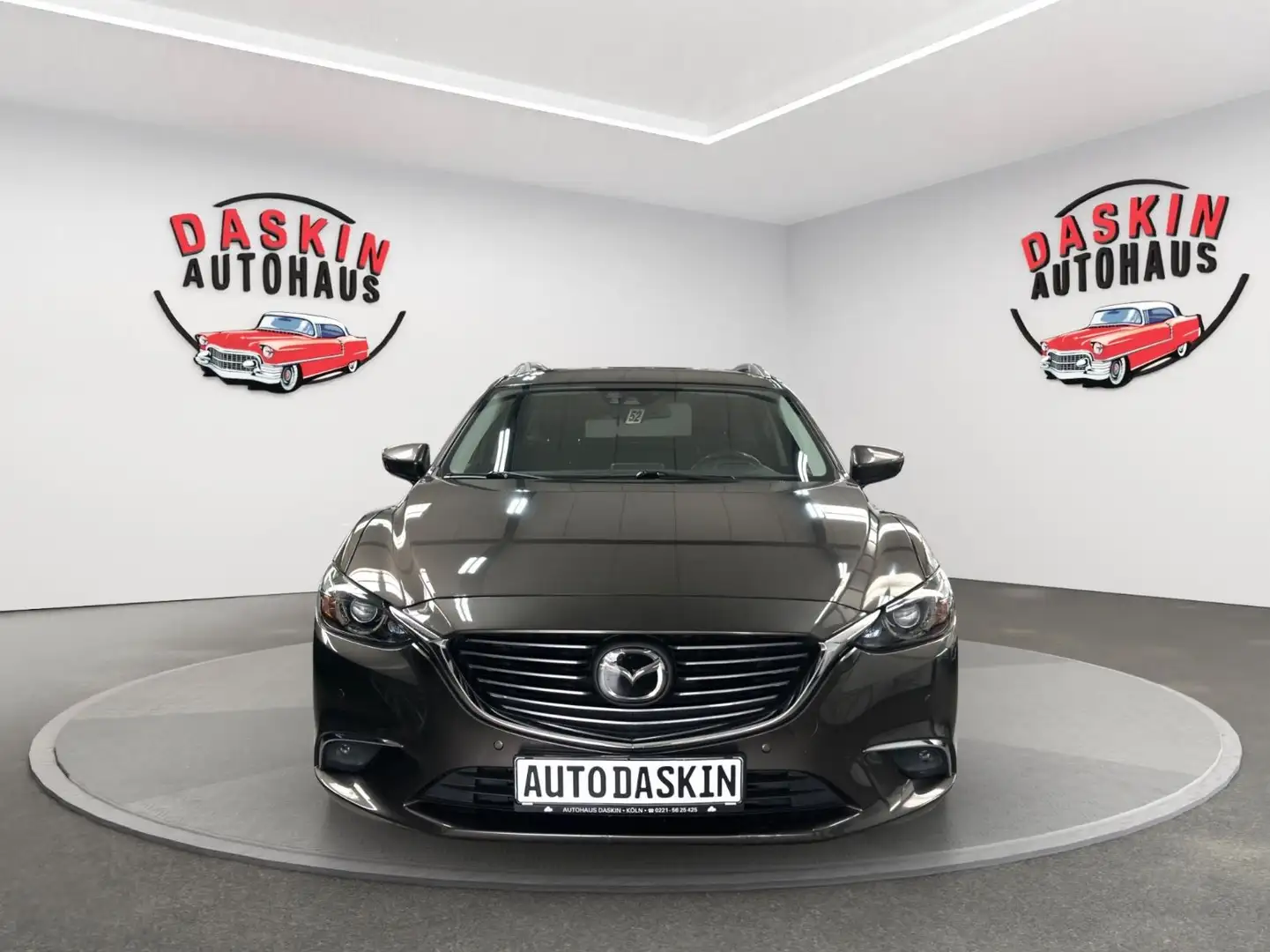 Mazda 6 Kombi Sports-Line AUTOMATIK/SCHECKHEFT/TÜV NEU Braun - 2